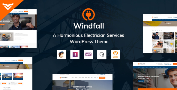 Windfall-电工服务WordPress主题