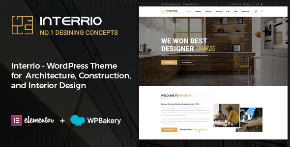 Interrio–WordPress建筑与室内设计主题