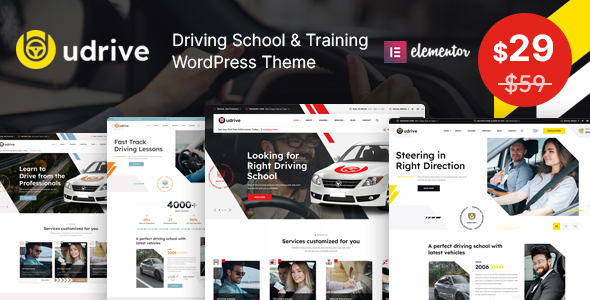Udrive-驾驶学校WordPress主题
