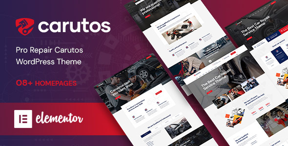 Carutos-汽车维修服务和汽车零部件WooCommerce WordPress主题