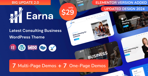 Earna-商务咨询WordPress