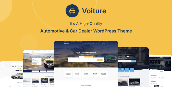 Voiture–汽车和汽车经销商WordPress主题