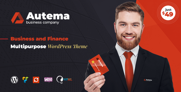 Autema-快速贷款，比特币，商业教练和保险代理WordPress主题