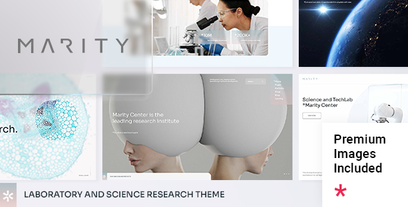 Marity-实验室和科学研究WordPress主题