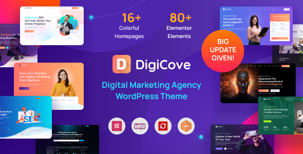 Digicove-数字营销机构WordPress主题