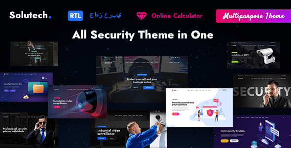 Solutech-安全和闭路电视WordPress主题
