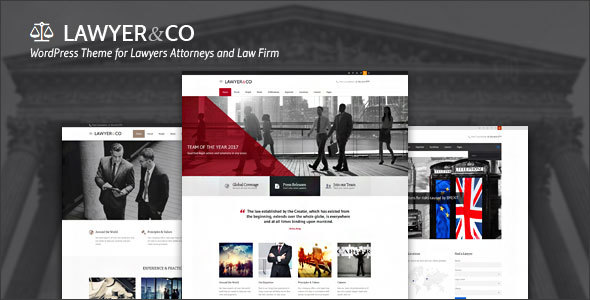 Lawyer&Co |面向律师和律师事务所的WordPress主题