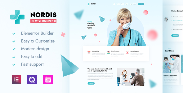 Nordis-医疗保健WordPress主题