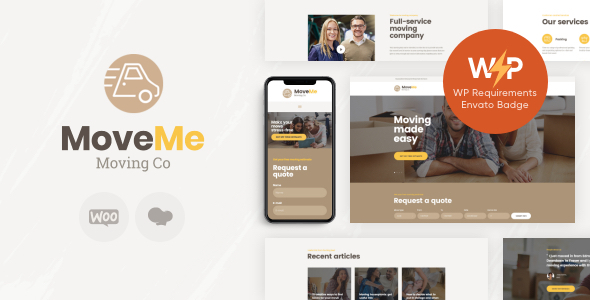 MoveMe |移动和存储搬迁公司WordPress主题