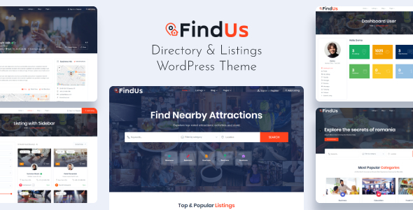 Findus-目录列表WordPress主题
