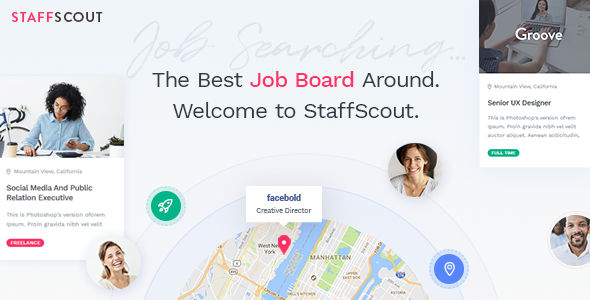StaffScout-工作板和就业WordPress主题