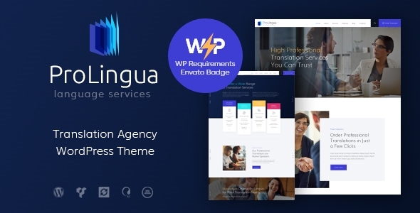 ProLingua |翻译局和口译服务WordPress主题