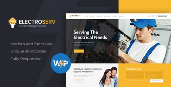 ElectroServ |电气维修服务WordPress主题