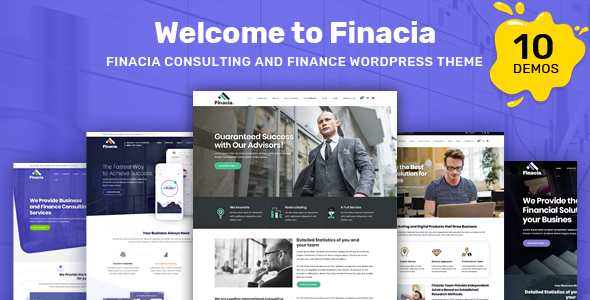 Finacia-金融与商业WordPress主题