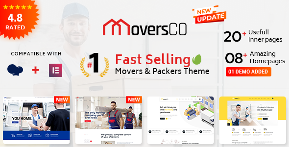 MoversCO-搬运工和包装工WordPress主题