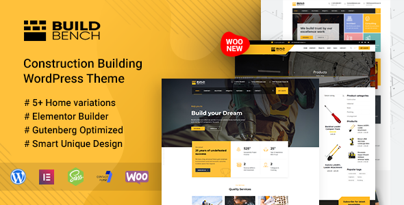 建筑WordPress主题-Buildbench