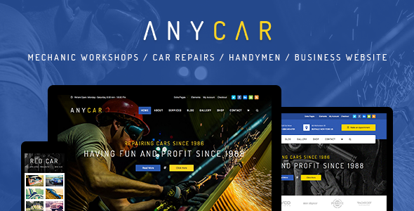 AnyCar-汽车，经销商WordPress主题
