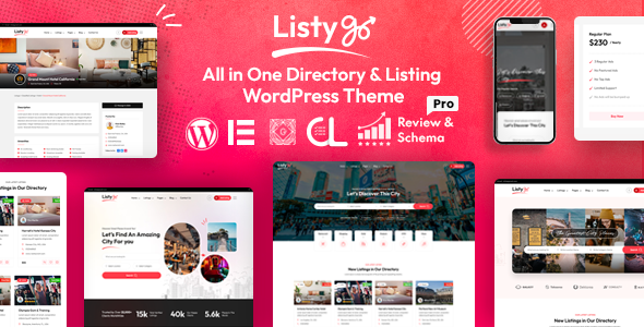 Listygo–目录和列表WordPress主题