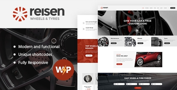 Reisen |汽车商店和汽车维修WordPress主题