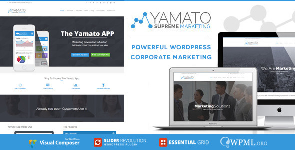 YAMATO-企业营销WordPress主题