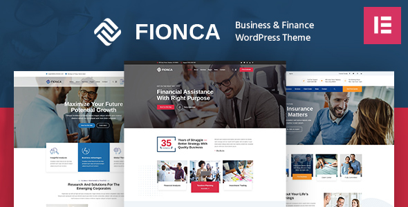 Fionca-商业与金融WordPress主题