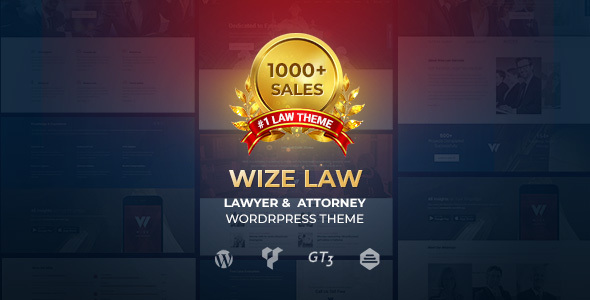 WizeLaw-律师和律师事务所WordPress主题