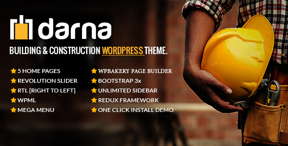 Darna–建筑与施工WordPress主题