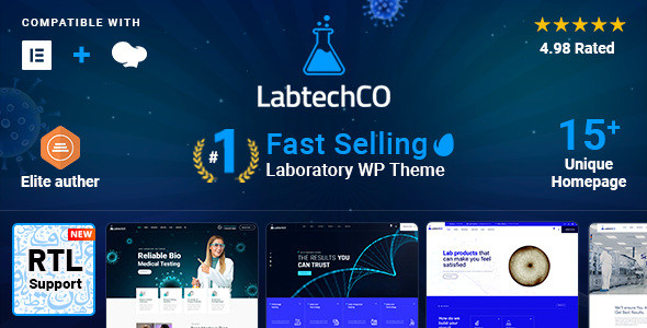 LabtechCO |实验室与科学研究WordPress主题