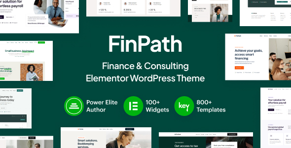 FinPath-金融与咨询Elementor WordPress主题