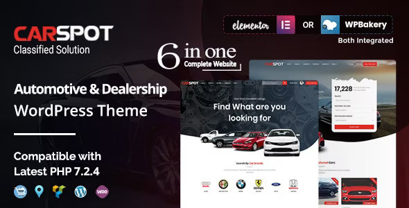 CarSpot–经销商WordPress分类主题
