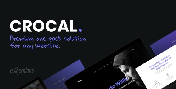Crocal-响应式多用途WordPress主题
