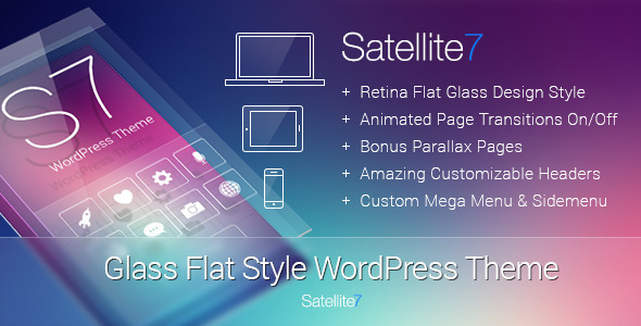 Satellite7-Retina多用途WordPress主题