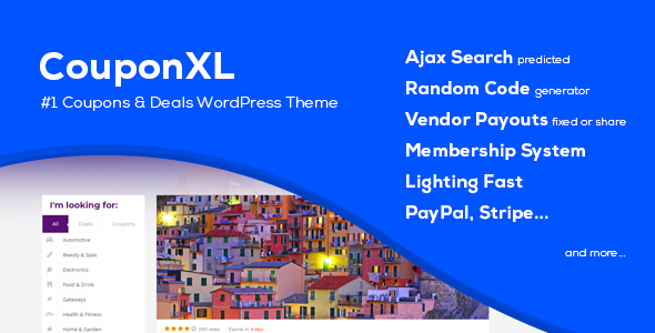 CouponXL-优惠券、优惠和折扣WP主题