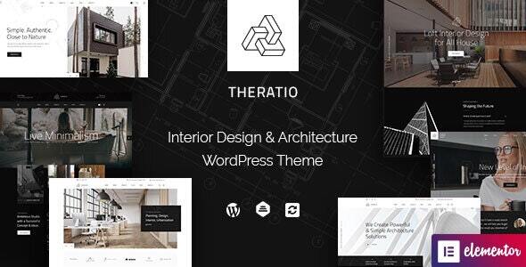 Theratio-建筑与室内设计元素WordPress主题