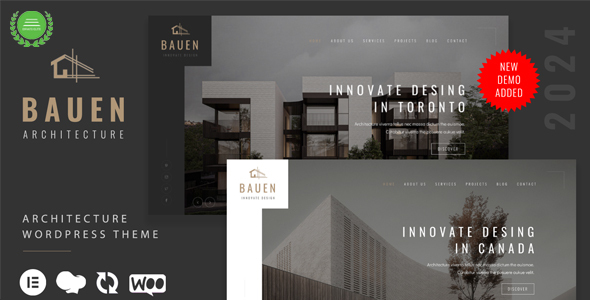 BAUEN-建筑与室内元素WordPress主题