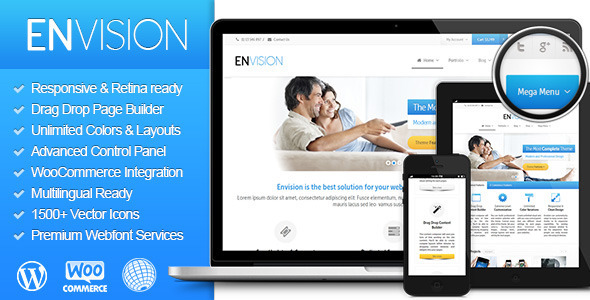 Envision-响应式视网膜多功能主题