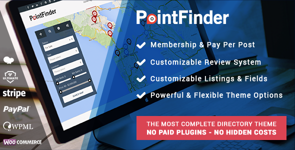 PointFinder |目录和列表WordPress主题
