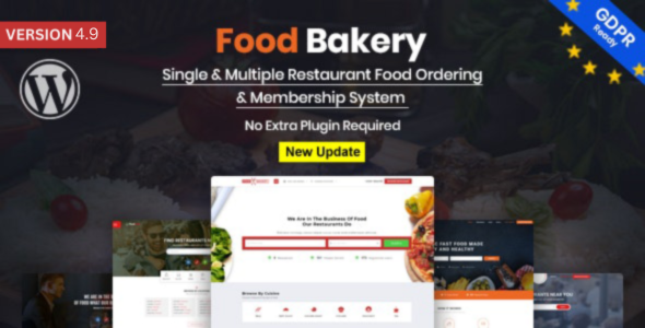 FoodBakery |送餐餐厅目录WordPress主题