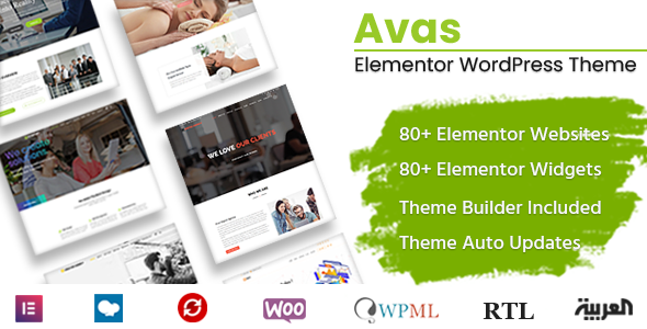 Avas-Elementor多用途WordPress主题
