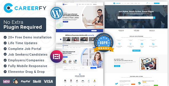 Careerfy-工作板WordPress主题