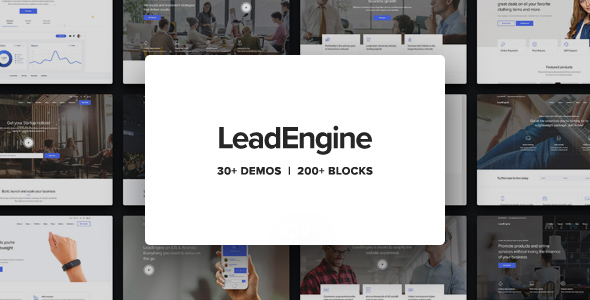 LeadEngine-带页面生成器的多用途WordPress主题