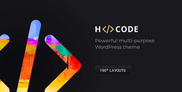 H-Code响应式多用途WordPress主题