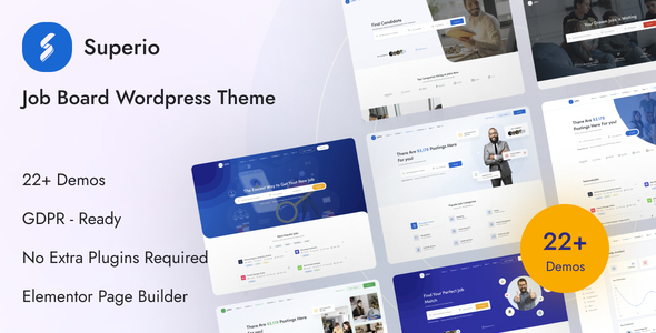 Superio–工作板WordPress主题