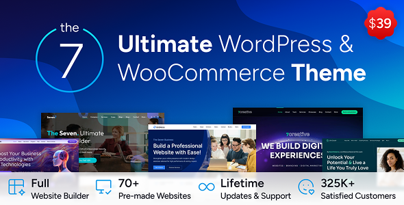 The7–终极WordPress和WooCommerce主题