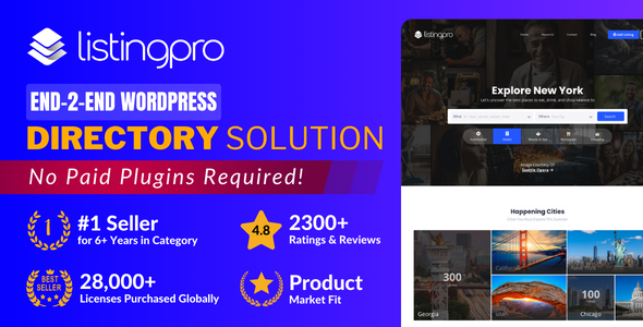 ListingPro-目录和列表WordPress主题