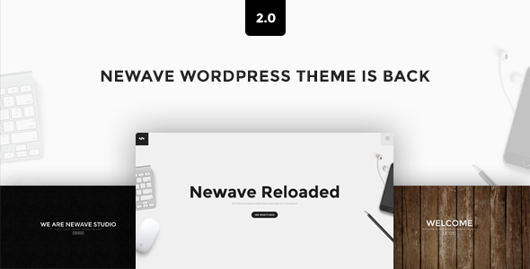 Newave-WordPress响应式单页视差主题