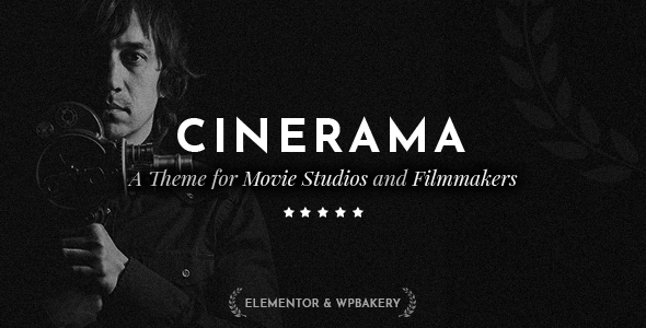 Cinerama-电影工作室和电影制作人的WordPress主题