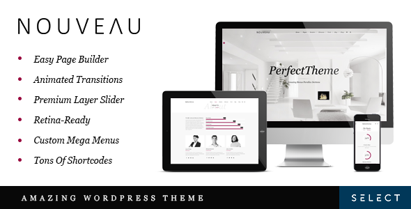 Nouveau-多用途WordPress主题