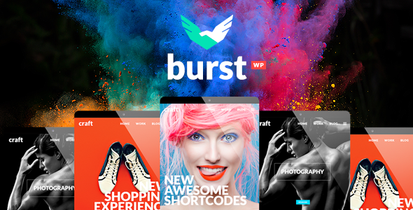 Burst-创意设计机构WordPress主题