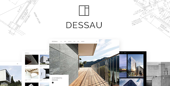 Dessau-面向建筑师和室内设计师的当代WordPress主题